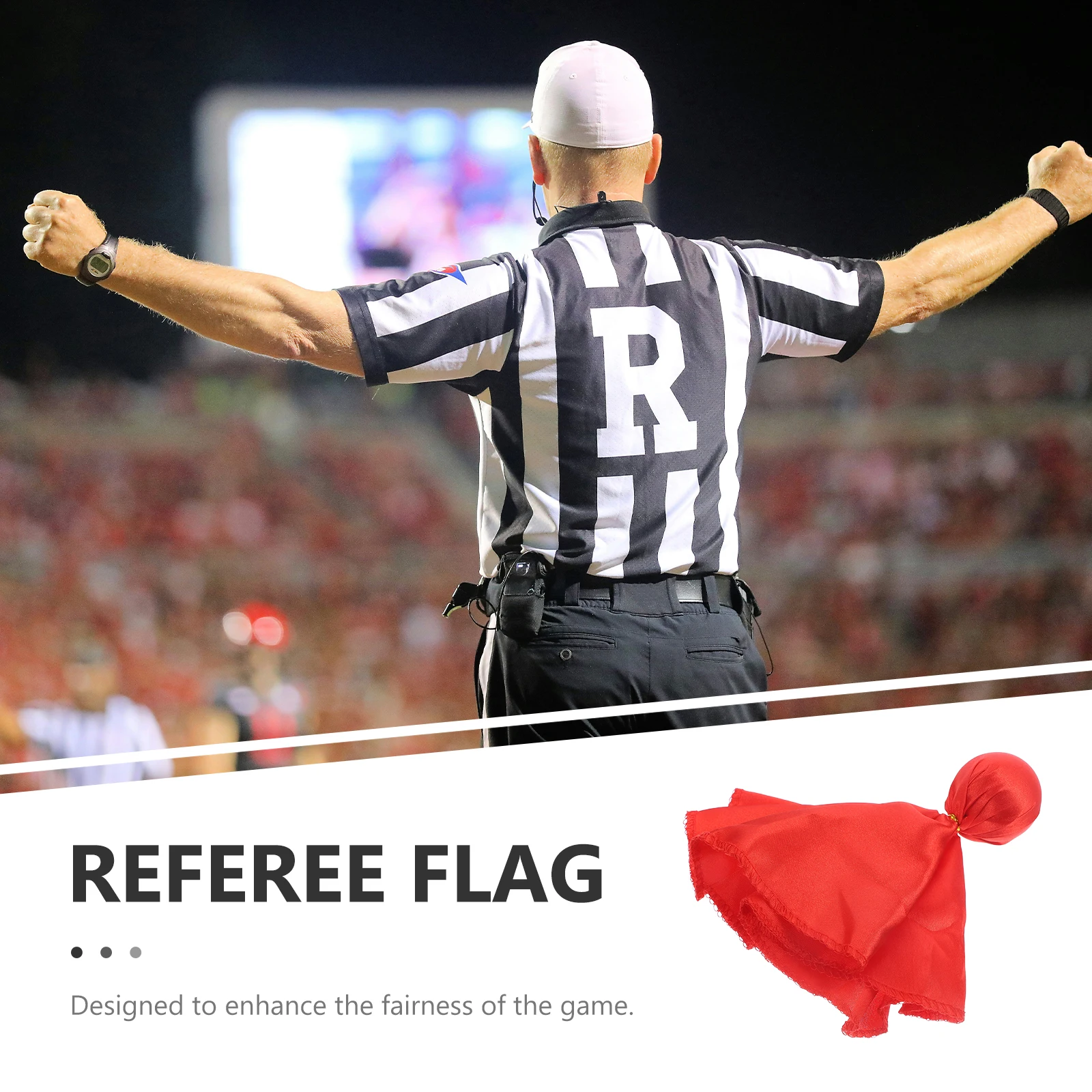 

Penalty Flag Referee Kit For Soccer Tossing Flags Lightweight Portable Sports Accessories Field