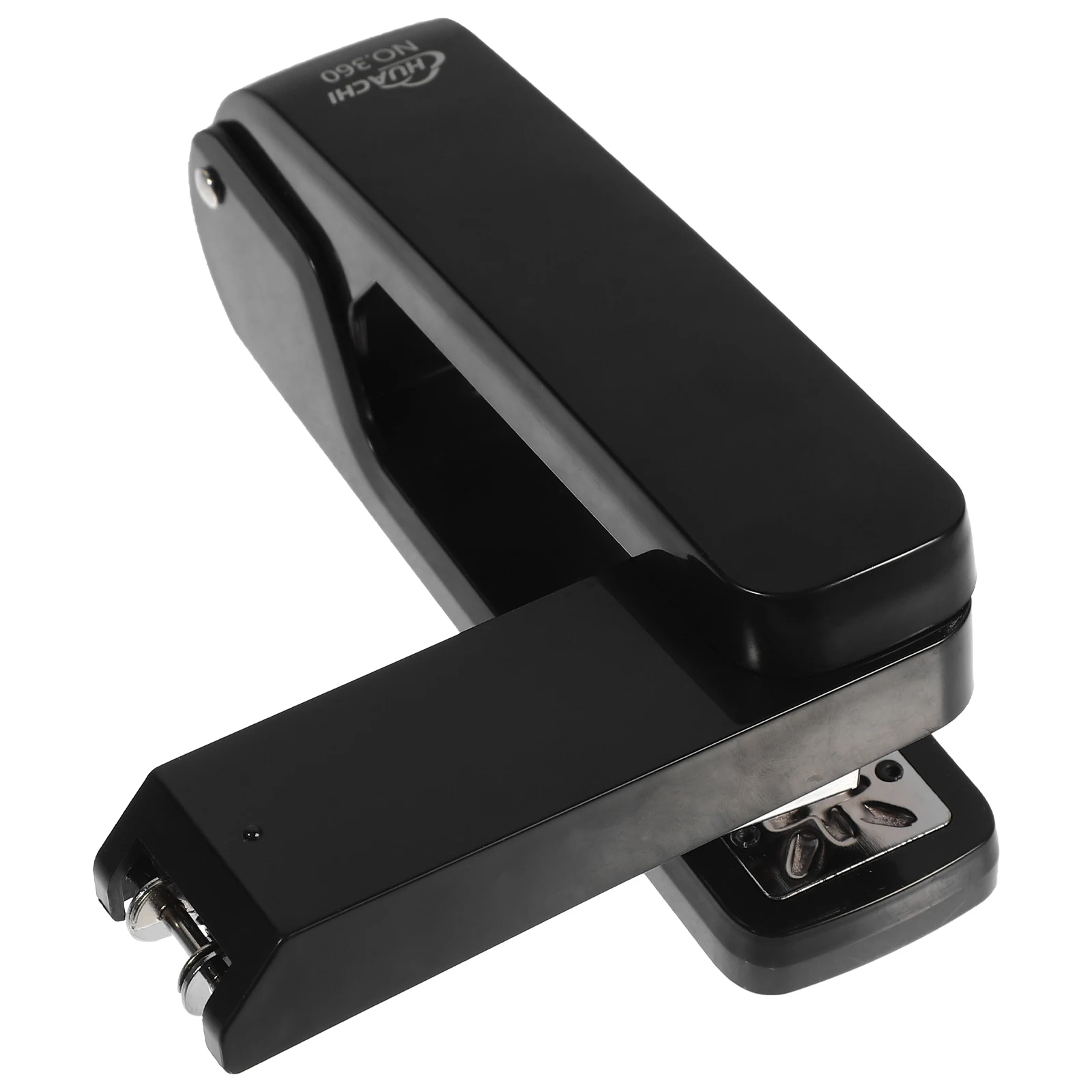 

Rotating Stapler Black 360 Degree Multi Function Office Desk Portable Binding Tool Home School High Durability stapler desk tool