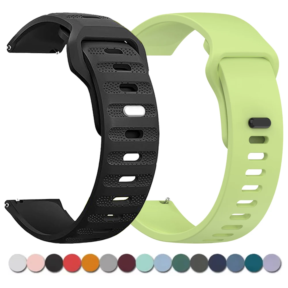 20 22 mm Silikonarmband für Garmin Venu 3 Sq2 Plus Uhrenarmband Garmin Forerunner 570 265 255 245 165 Musik Vivoactive 5 4 Armband