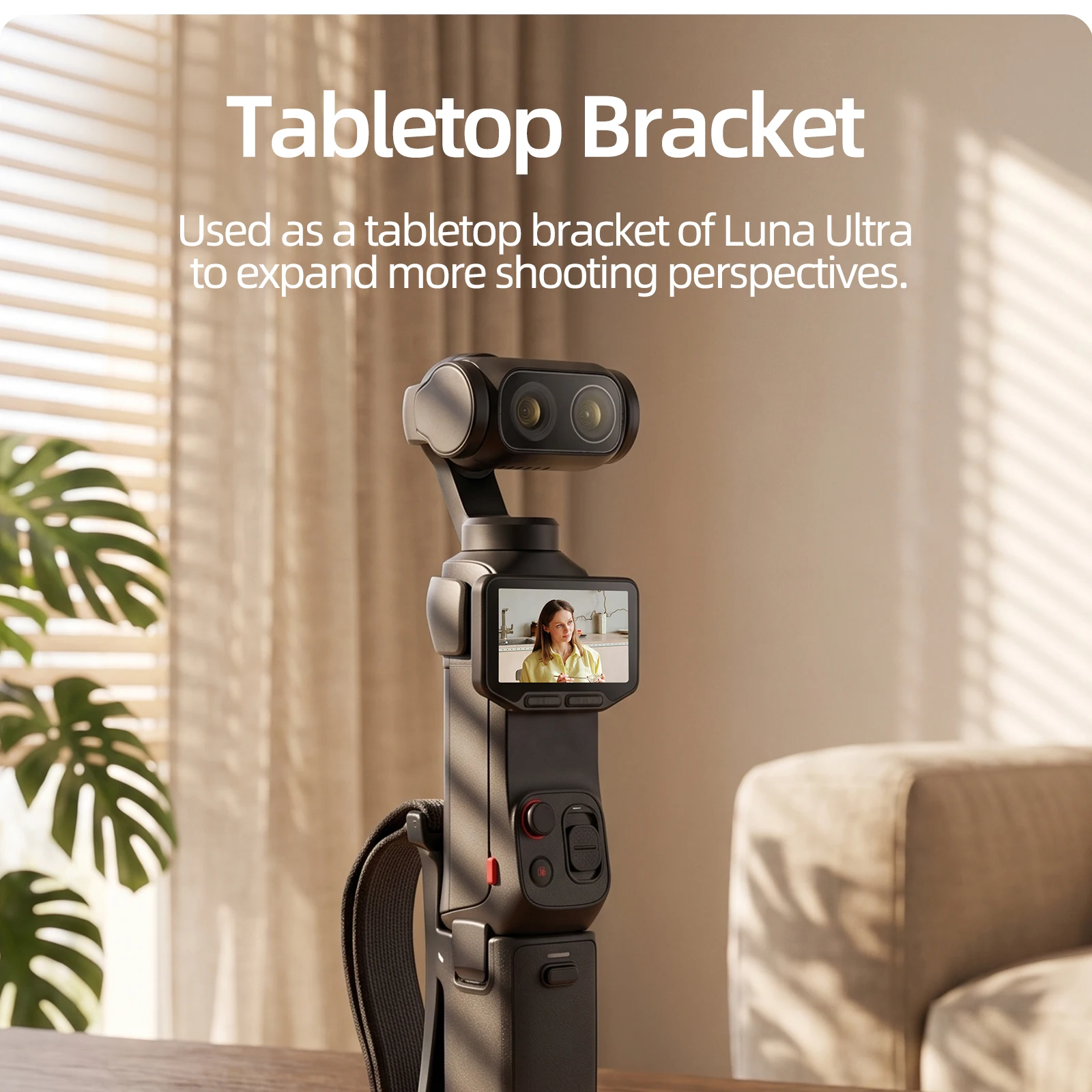 Hand Grip Wrist Strap For Insta360 Luna Ultra Portable Extension Handle For Luna Ultra Vlog Shooting Gimbal Accessories