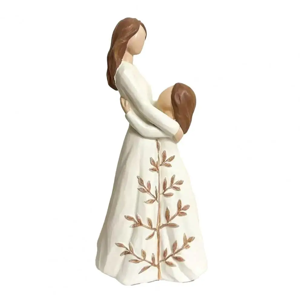 

Resin Hug Sculpture,Desktop Ornament,Mother-Daughter Embrace Heartfelt Family Gift,Best Mother's Day Gift