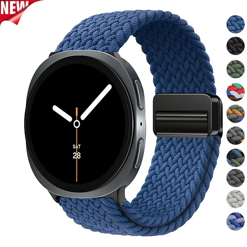 Nylon-Geflechtarmband für Samsung Galaxy Watch8 Armband 40/44mm Zubehör Armband Wasserdicht Galaxy Watch 8 Classic Band 46mm