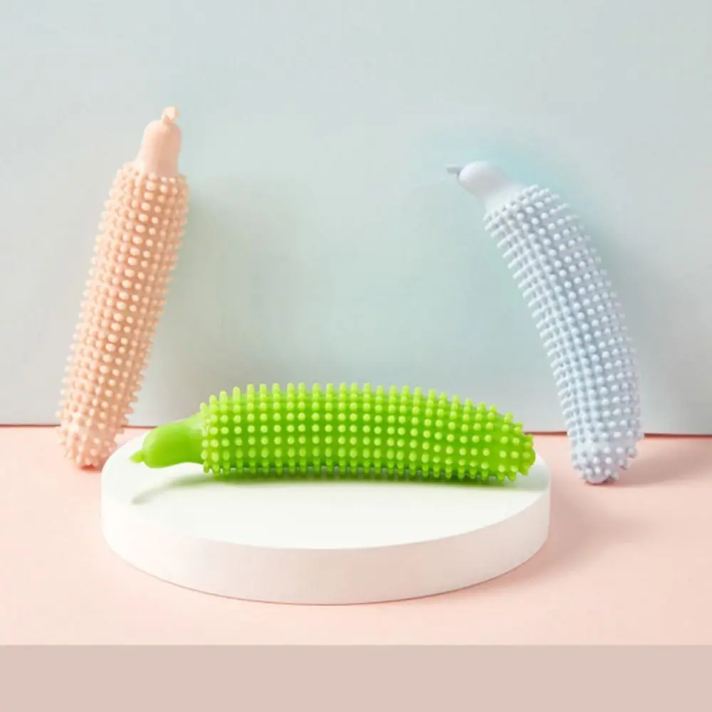 แท่งขัดฟันสุนัขรูปแตงกวา ทนทานต่อการสึกหรอ ทำจาก TPE แท่งกัดสำหรับสุนัข ทนต่อการกัด แท่งทำความสะอาดฟันสำหรับสัตว์เลี้ยง