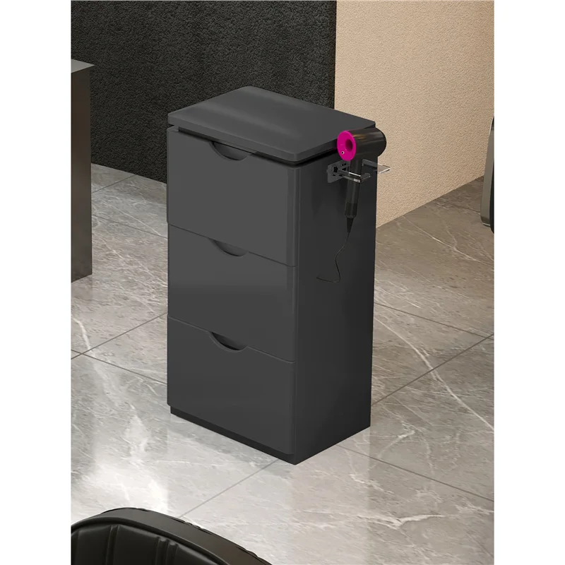 Hair tool cabinet barber shop Internet celebrity barber shop special storage locker log paint perm dyeing cabinet drawer