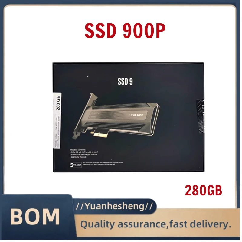 オリジナルSSD 900P 280GB、905P 480GB PCIE SSD AIC PCIe X4 3D
