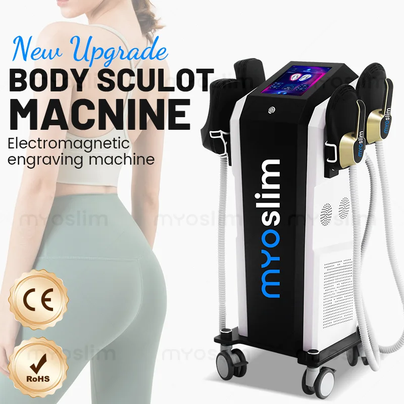 

Профессиональный аппарат для коррекции фигуры Myoslim PRO EMS: 15 Тесла, 6500 Вт, Hi-EMT, RF-лифтинг, стимуляция мышц, снижение веса