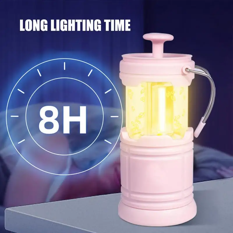 

Solid Waterproof Camping Light Camping Tent Lights Portable Battery Outdoor Light Retro Long Battery Life For Night Lighting
