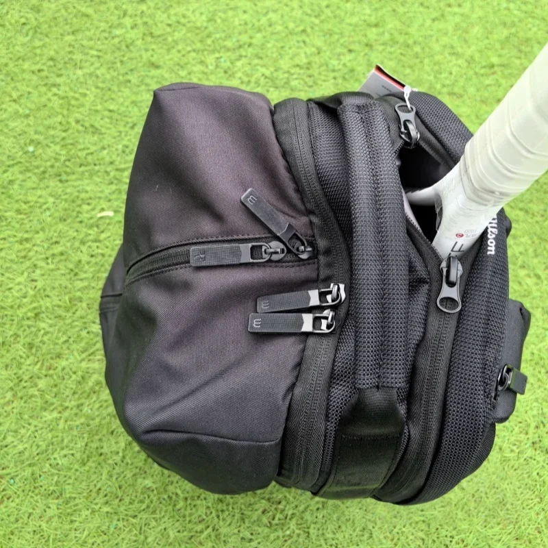 2025 حقيبة ويلسون للتنس RF Tournament Racket Backpack Federer Professional Tennis Backpack حقيبة رياضية متعددة الوظائف