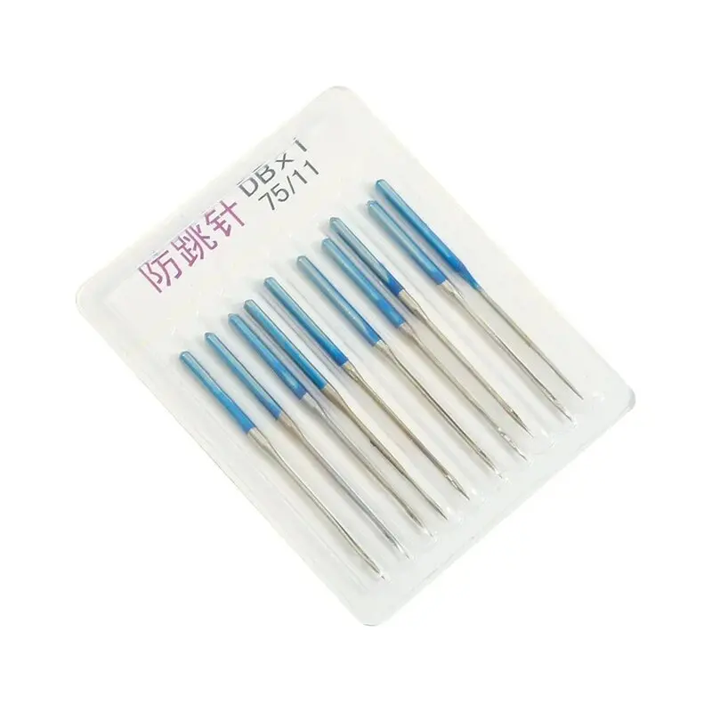 Sewing Machine Anti-jump Needle DBX1 Elastic Stretch Cloth Sewing Needles Industrial Sewing Accessories 10Pcs/Pack