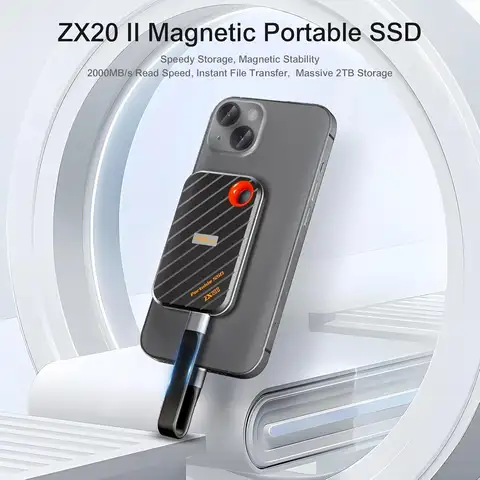 512GB Portable Solid State Drive 2000MB/s High-Speed USB 3.2 Gen2 External SSD for age Device