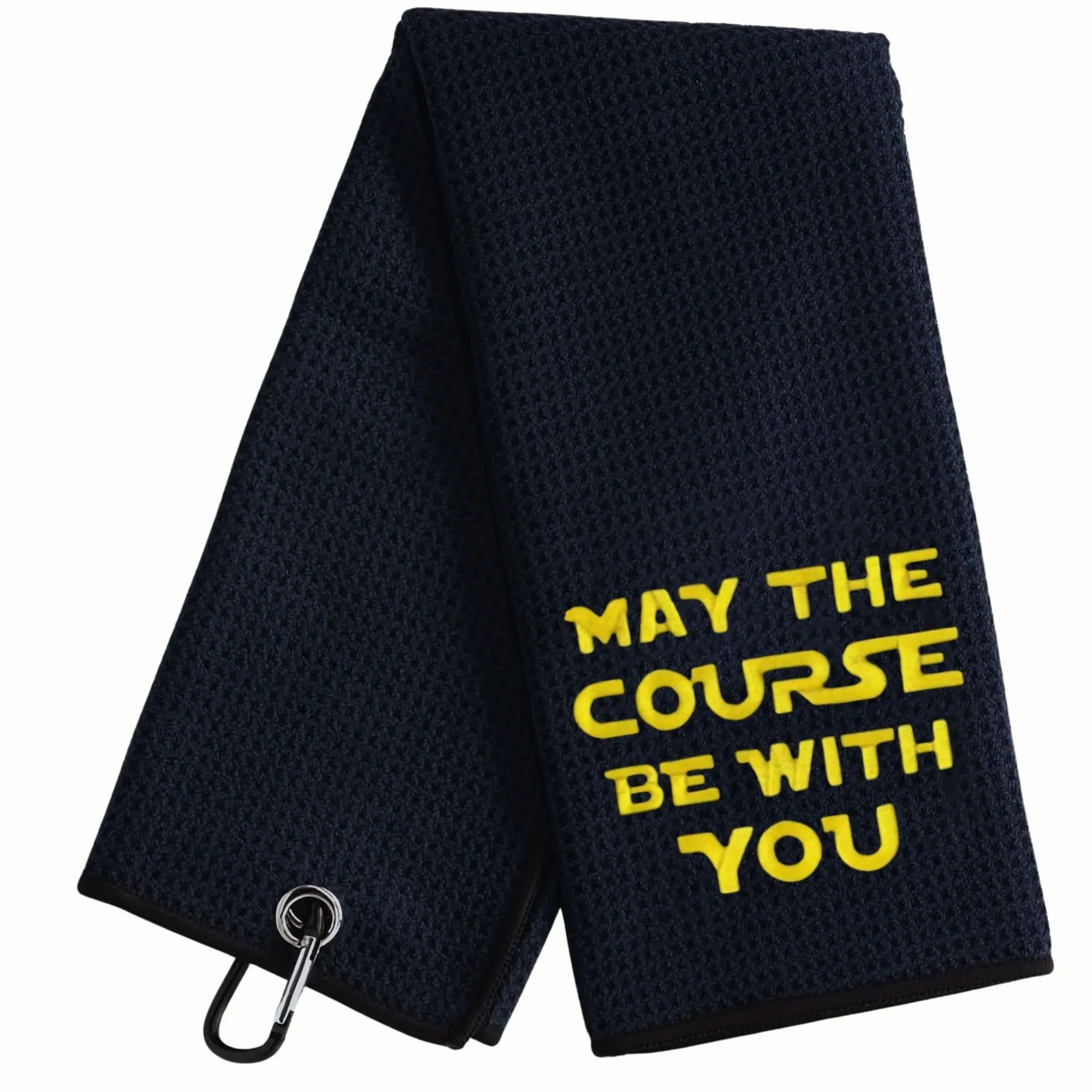 

Funny Microfiber Premium Golf Towel with with Clip Embroidered Golf Towels for Golf Bags for Men&Women Golf Accessories