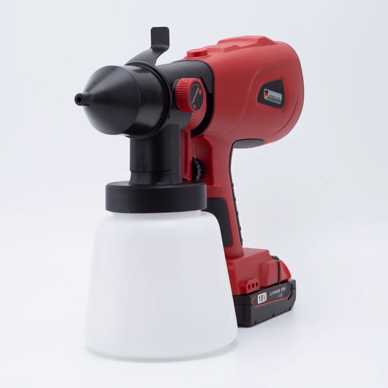 800ML Electric Spray Gun Cordless Paint Sprayer Auto Furniture Steel Coating Airbrush Compatible For Milwaukee 18V Tool Battery