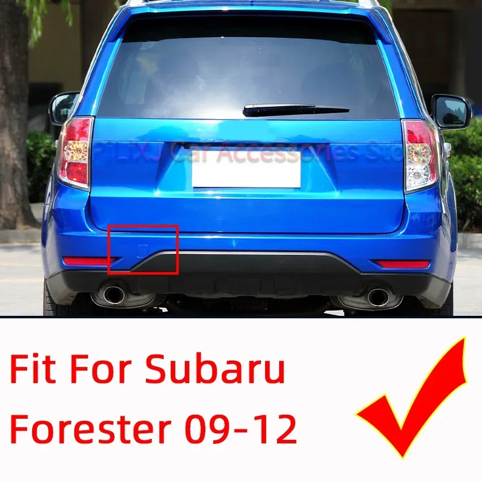 Auto Rear Bumper Tow Hook Eye Cover Cap For Subaru Forester 2009 2010 2011 2012 57731SC050 Towing Hauling Trailer Lid Garnish