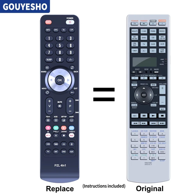 New RAV390 WN98440 JP For Yamaha AV Receiver Remote Control RX-Z7 DSP-Z7  RAV391 - AliExpress