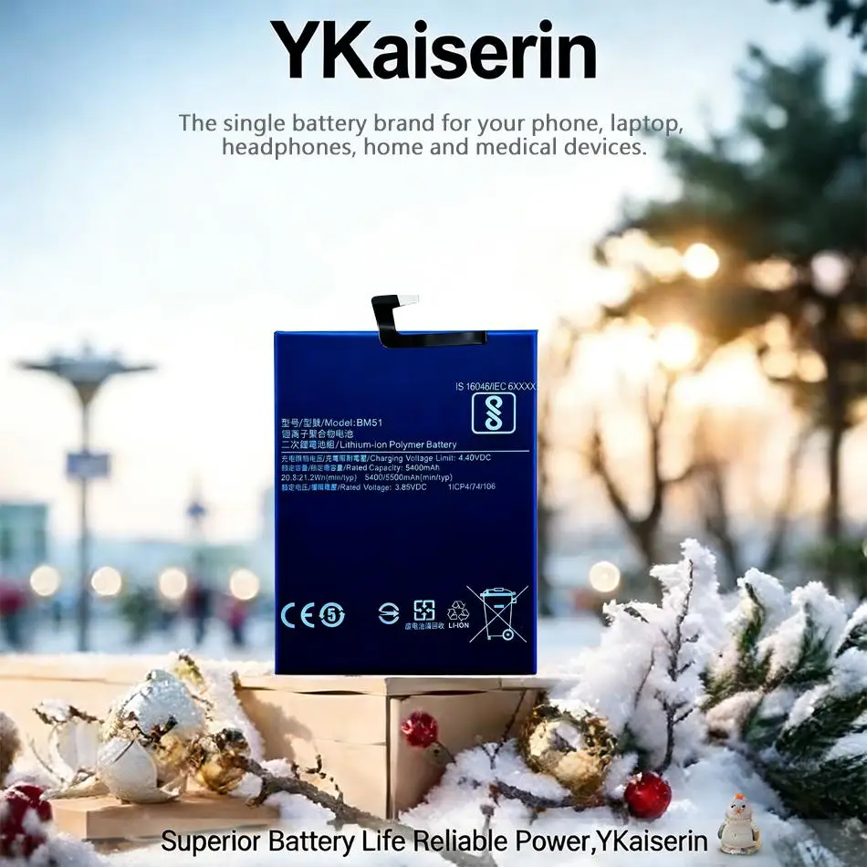 

Аккумулятор BM51 5500 мАч для мобильного телефона Xiaomi MI Max 3 Max3, безопасный