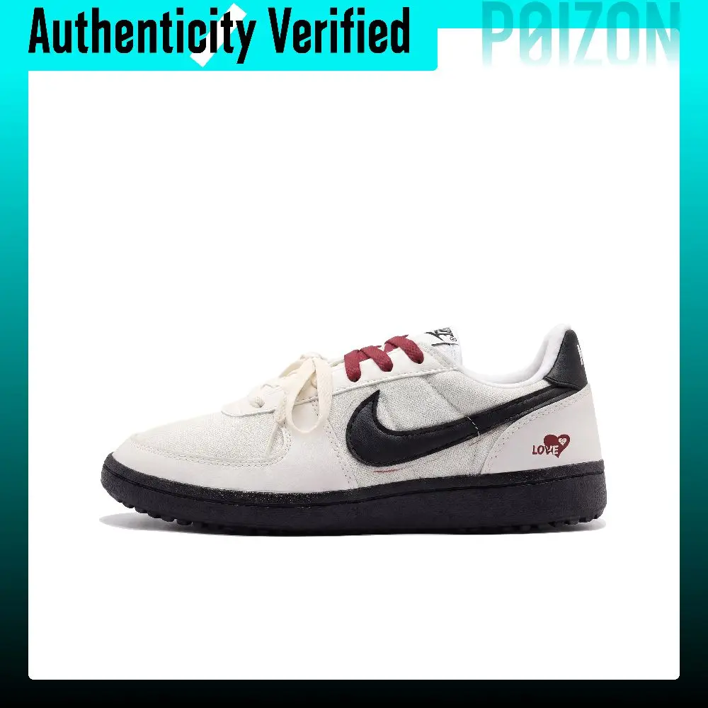 Nike Field General Casual Shoes Women's Low-top Beige/Red/Black FZ5593-105（Team1466-）