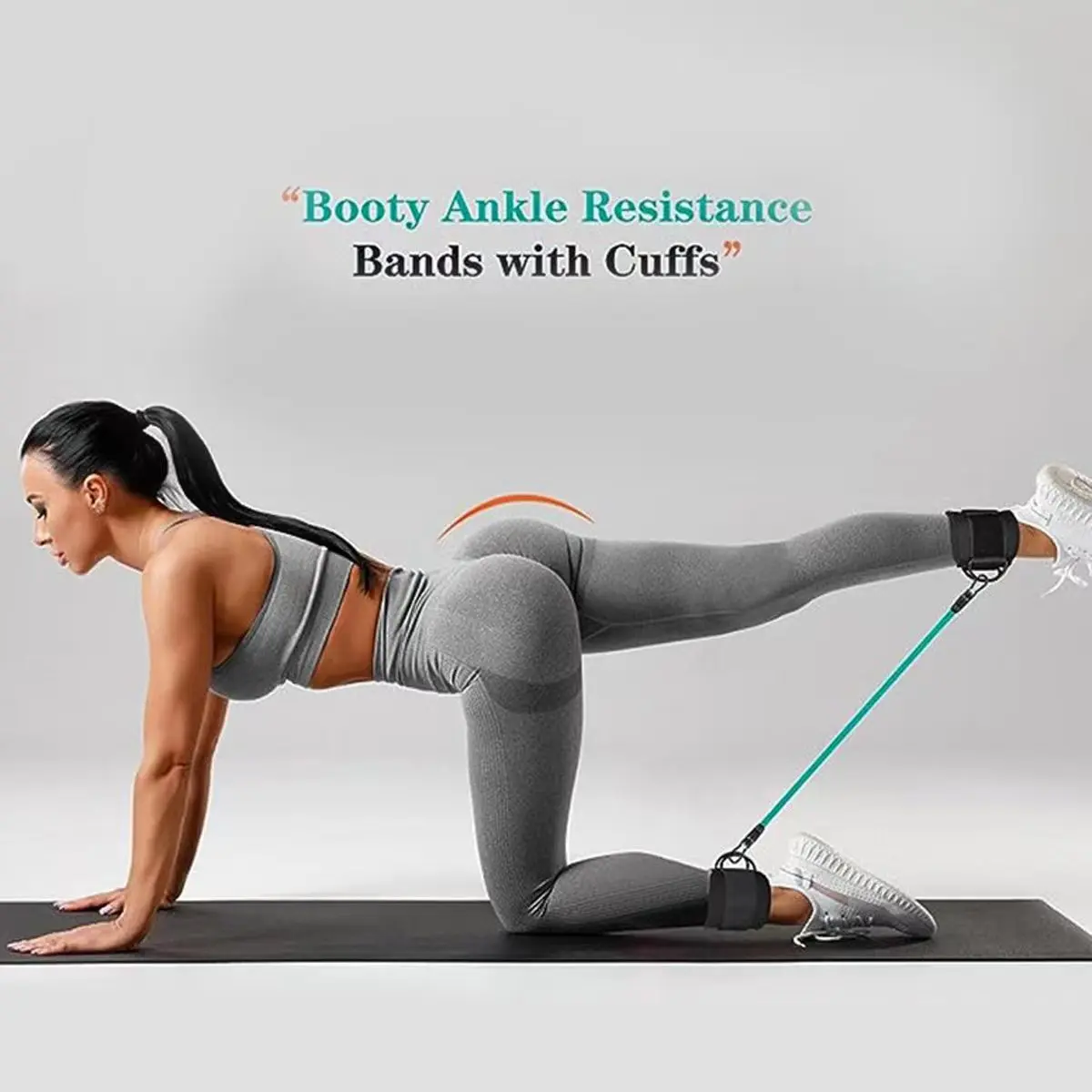 Leg Resistance Bands Ankle Strap Hip Fitness Trainer Pull Rope Exercises Band Leg Butt Training Women Glutes Workout Home Gym