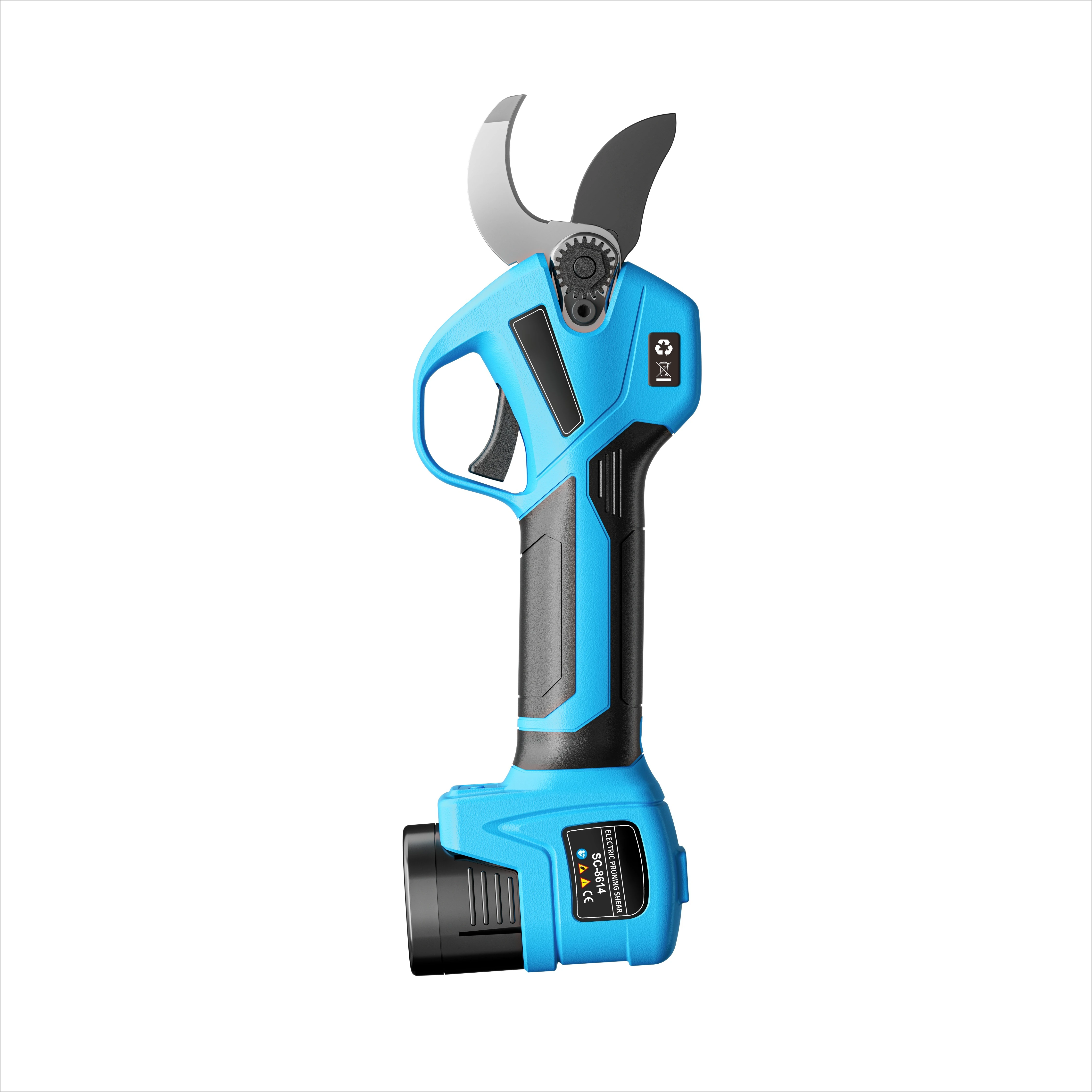 

32mm Sk5 Blade Gardening Electric Pruner Scissor Portable Cordless Lithium Battery Pruning Scissor