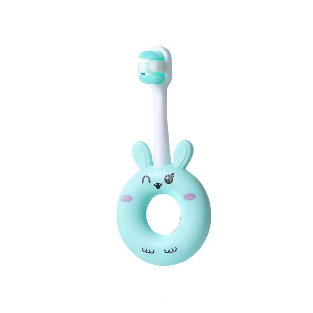 Useful Children Toothbrush Anti-slip Handles Baby Toothbrush Comfortable Cute Bunny Teeth Cleaning Toothbrush  Dental Caring