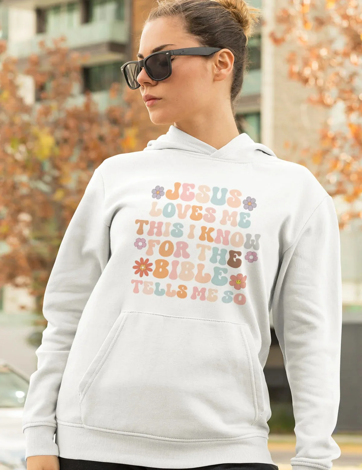 

Толстовка с капюшоном «Иисус любит меня, это я знаю», мужская и женская толстовка с капюшоном и длинными рукавами, пуловер, спортивная одежда, уличная женская одежда