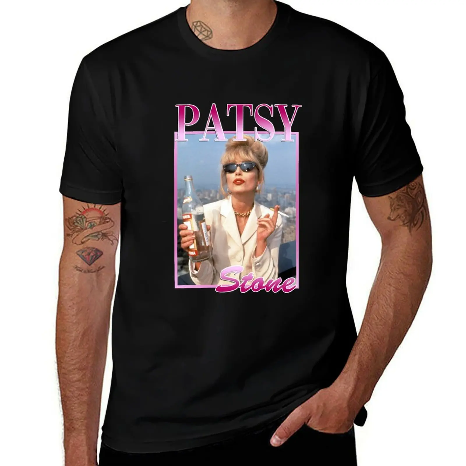 

Funny Gifts Absolutely Fabulous Patsy Stone Ab Fab T-Shirt vintage clothes anime figures plus size clothes t shirt men