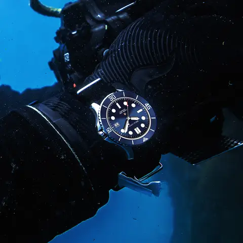 Yelang V1032 Herrklocka med automatiskt urverk, 300m, 30bar vattentät, dykarklocka för män, självlysande, 44MM, V1032 10 best sales dykarklocka - №10