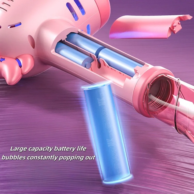 Bubble Wands Machine Eenhoorn Automatisch Bubble Maker Gun met licht en muziek voor meisjes Prinses Leuk zomerspeelgoed Outdoor cadeau