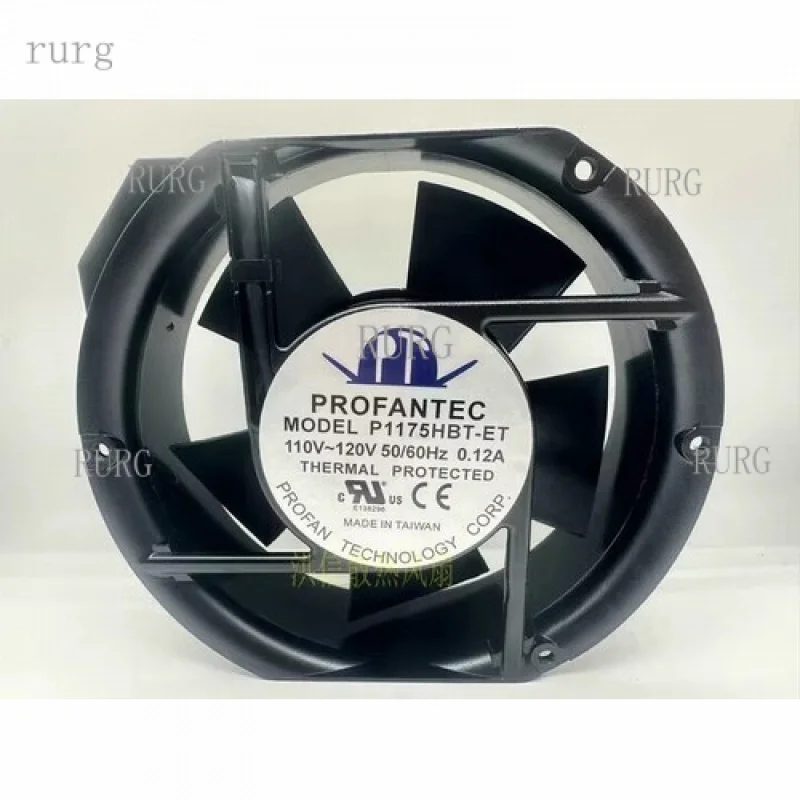 

L 1 PCS for PROFANTEC Fan P1175HBT-ET fan 110-120V 0.12A 172*50MM Aluminum frame