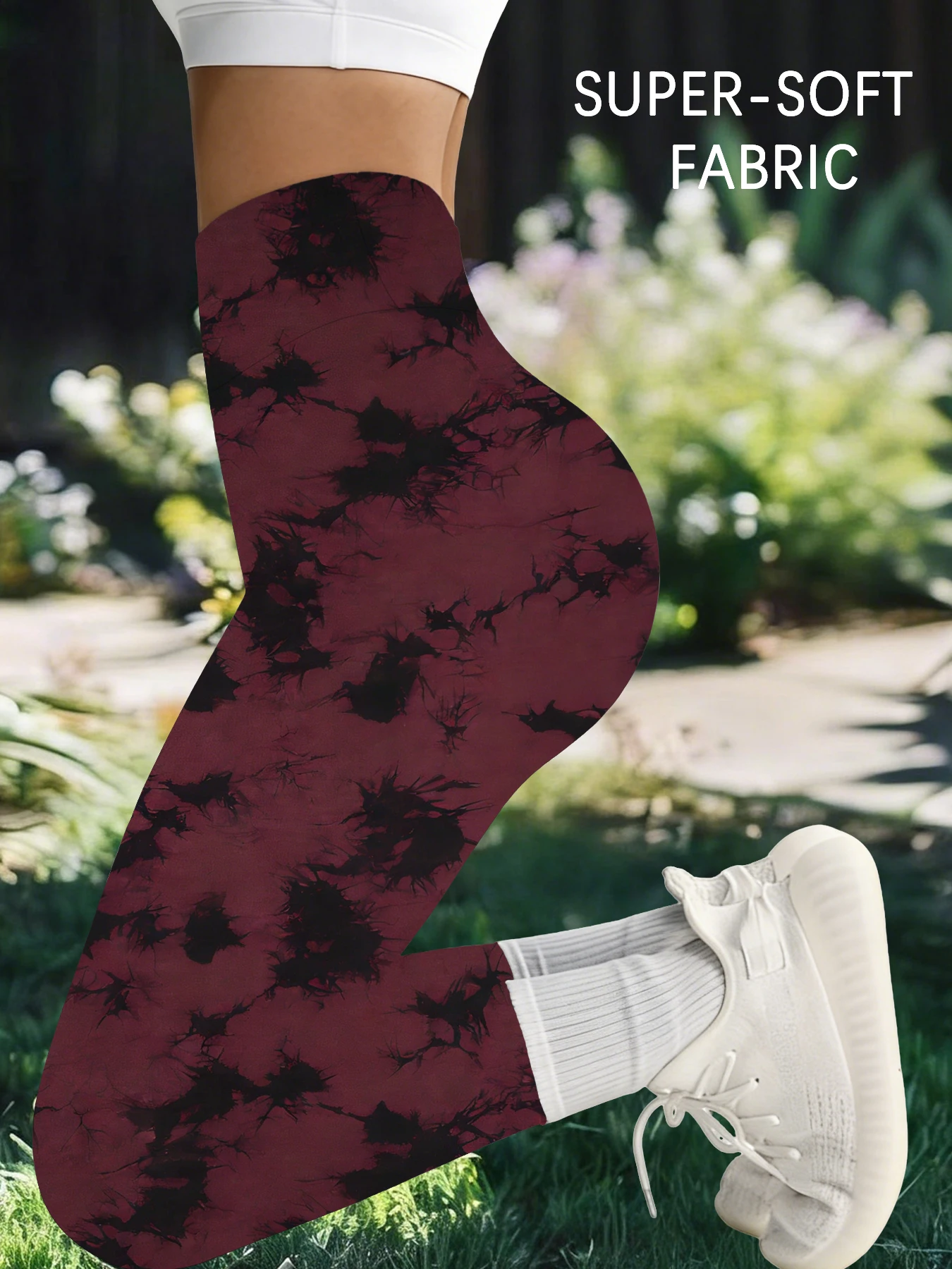 Super Soft High Waisted Tie Dye Leggings for Women Yoga Running Gym Workout Athletic Tights Gym Fitness