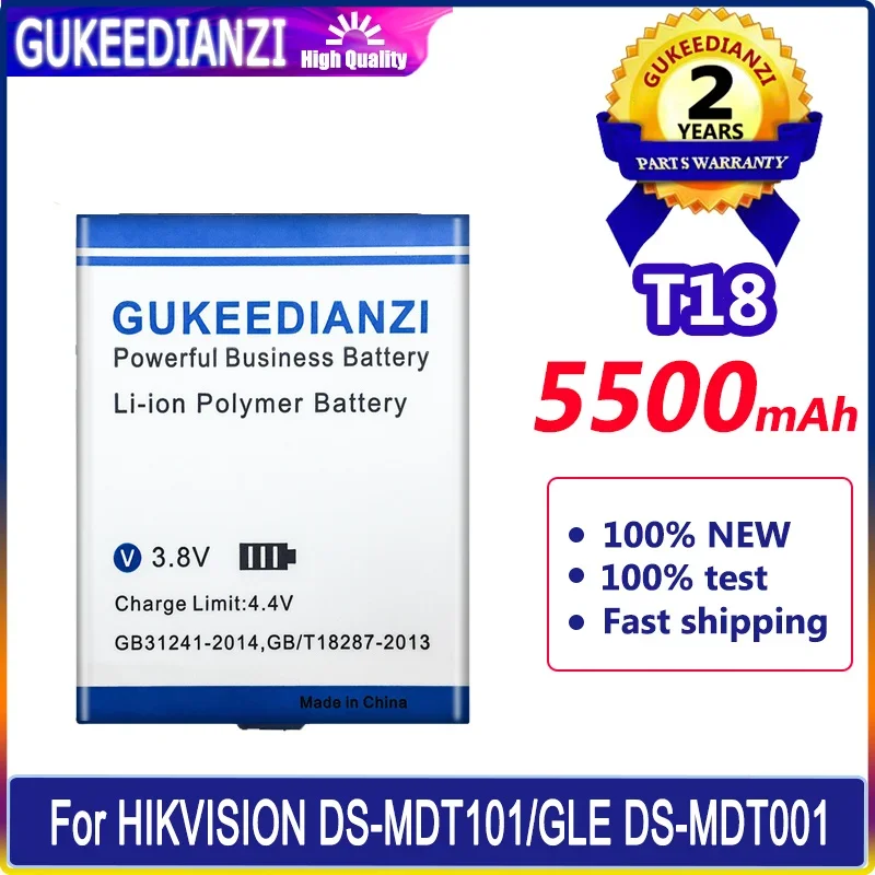 

GUKEEDIANZI Battery 5500mAh for HIKVISION DS-MDT101/GLE T18 Batteria