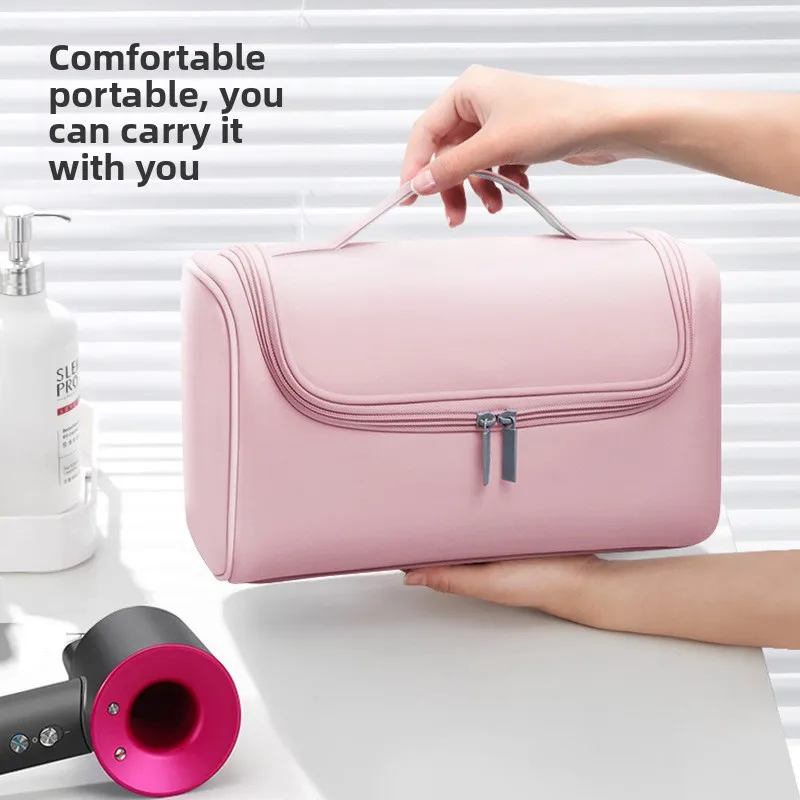 

Large Capacity Hair Dryer Storage Bag for Dyson Dustproof Travel Case for Curling Barrels Multi-Pocket Organizer Pouch