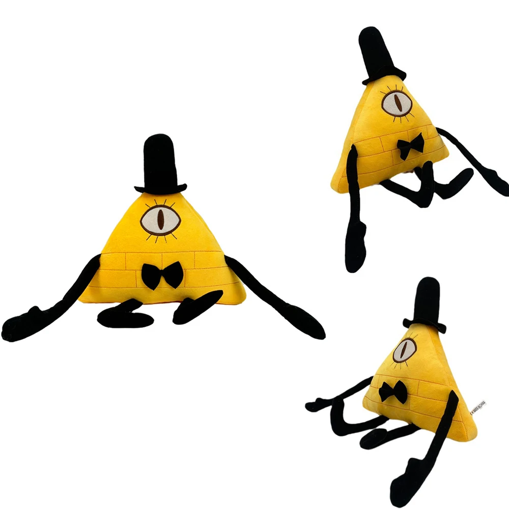 In Stock 28Cm Bill Cipher Plush Stuffed Doll Birthday Gift For Kids Children Cartoon Anime Games Surrounding Plushie Peluche Toy