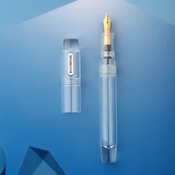 Majohn Moonman C3 Transparent Resin Fountain Pen Nib Classic 0.5mm Ink Pens Authentic Quality Business Student Gift Writing