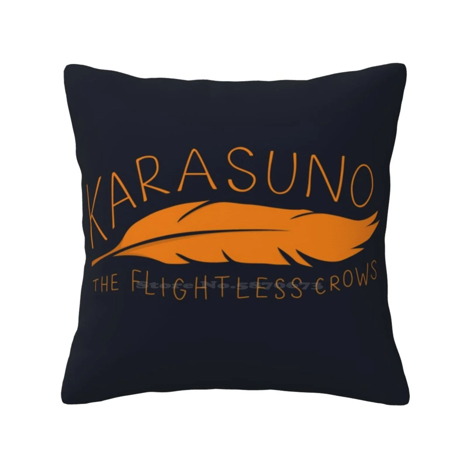 

Наволочка Karasuno-The Flightless Crows, наволочка Haikyuu, цифровой тип, нарисованная вручную, типография Kageyama Tobio Hinata Shouyou