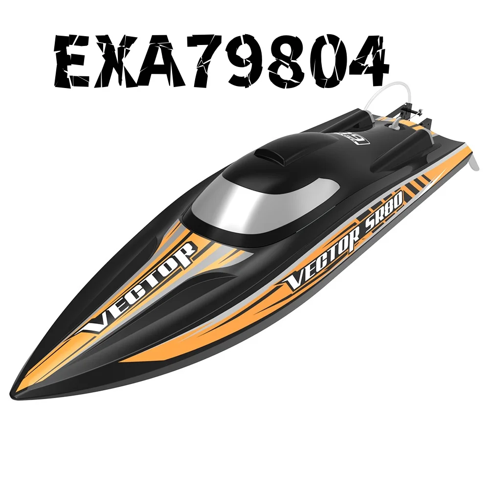 Exa79804 Vector Sr80 Rtr With Auto Roll Back Function Super High Speed Remote Control Boat 70 Km/H 5200mah Dual Battery Power