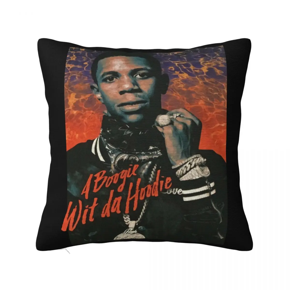 A Boogie Wit Da High Love Black Tba Artist Szn Mens Medium New Discount Cheap Sale Pillow Case