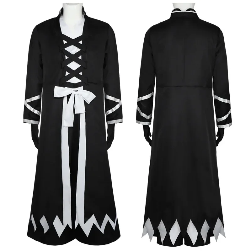 Kurosaki Ichigo Anime Caricatures Cosplay Costume Clothes Wig Uniform Cosplay BLOOD WARFARE Surrogate Death Battle Kimono