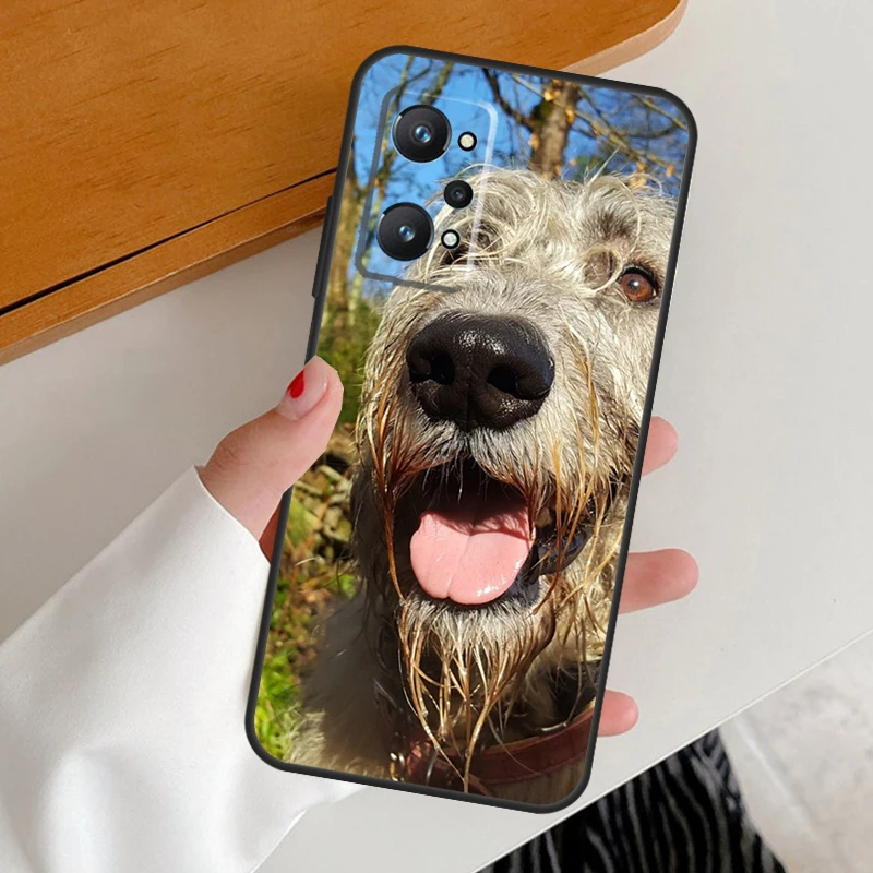 Irish Wolfhound Dog For Realme C67 C55 C53 C51 C35 C33 C31 C30 C25s C21Y GT Neo 6 GT5 9 10 11 12 Pro Plus Case