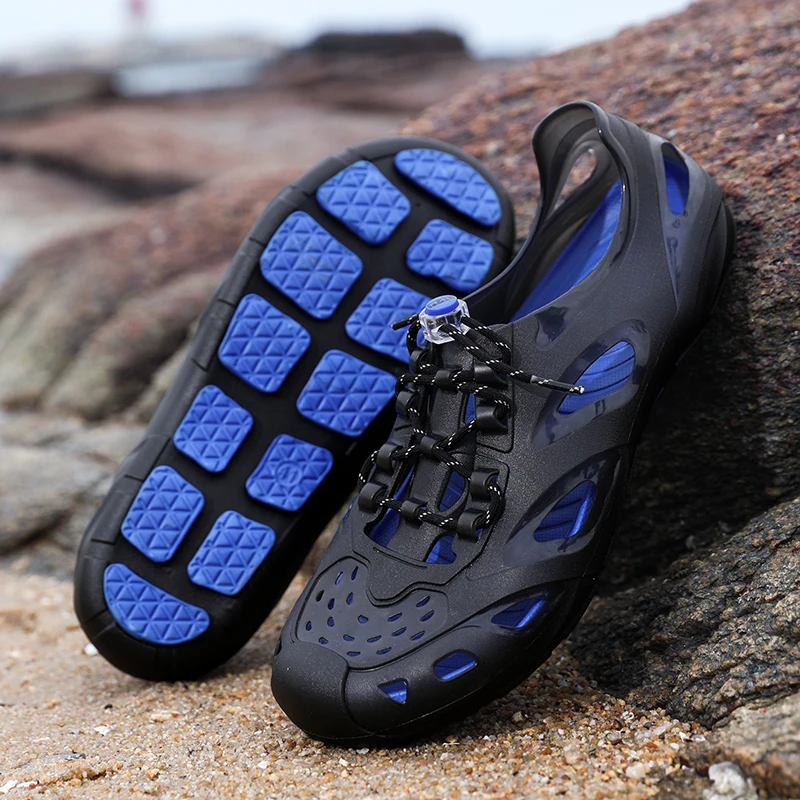 

Men's Summer Outdoor Non-Slip Anti-Odor Sports Slippers, Outdoor Sandals, Water-Resistant Beach Shoes, Sandals