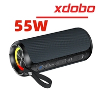 55W XDOBO Bluetooth Speaker Wireless Powerful Subwoofer IPX7 5200mAh Dual Bass Outdoor Activity Climbing Running Loudspeaker