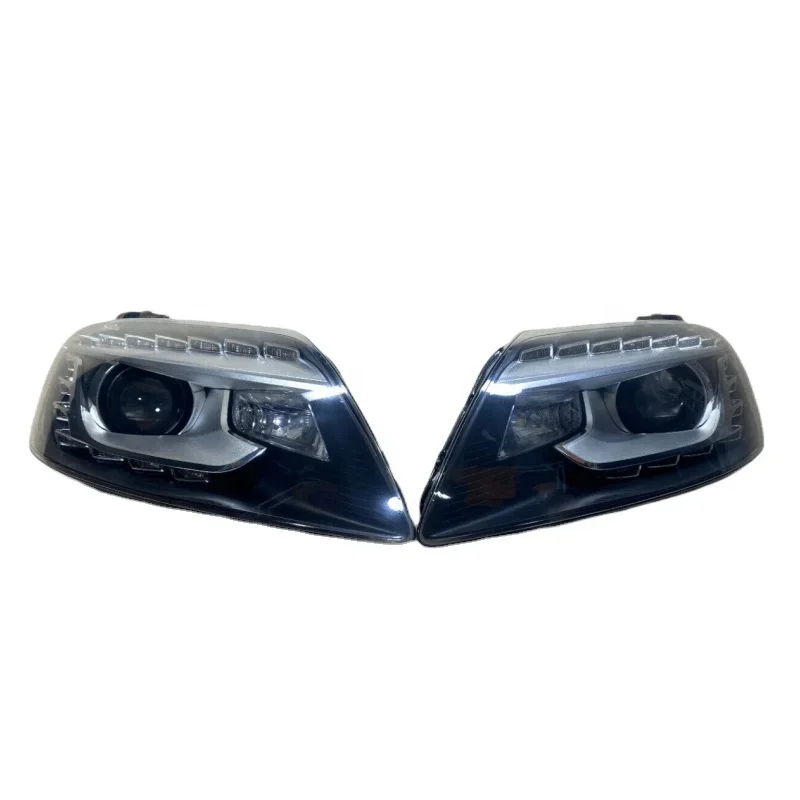 Audi Q7 Automotive Lighting Headlamp 2007-2015 LED Original Used Disassembly Headlamp Assembly OE 4L0941029AC 4L0941030AC