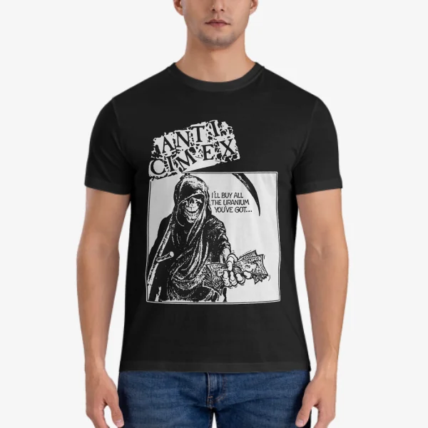 Anti Cimex camiseta sin mangas para hombre, camisa de color tostado, núcleo duro sueco, Punk D Beat, talla L de Suecia