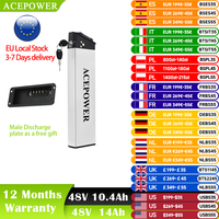 Ebike Battery 48V 10.4Ah 12.8Ah 13.6Ah 14Ah Folding Built-in Electric Bicycle Battery for Lafly X3 samebike LO26 20LVXD JINGHMA