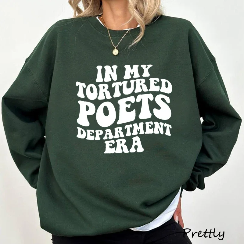 

In My Tortured Poets Department Era Music Sweashirt Women Men Causal Pullover Women's Hoodie Long Sleeve TS11 Print Sweatshirts