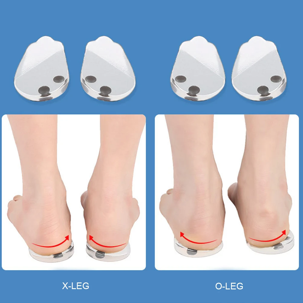 

3pcs Magnet Heel Insole Gel Cushions 3 Orthotic Shoe Pads Pairs High Inserts Corrector Orthotic Pads Feet Support Flatfoot Tool