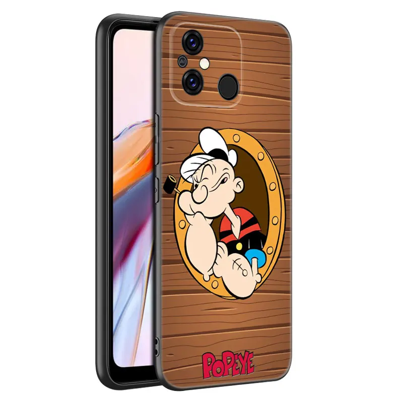 Cute Cartoon P-Popeyes Phone Case For Xiaomi Redmi 11 Prime 11A 12C 13C A1 A2 + A3 12 4G 10 13R 5G 9A 10A 9C 10C 9i 12R Note 9T