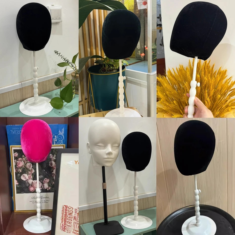 Schaufensterpuppenkopf mit verstellbarem Perückenständer, Schwamm-/Schaumstofffüllung für Haare, Hut, Schmuck, Display zum Stylen