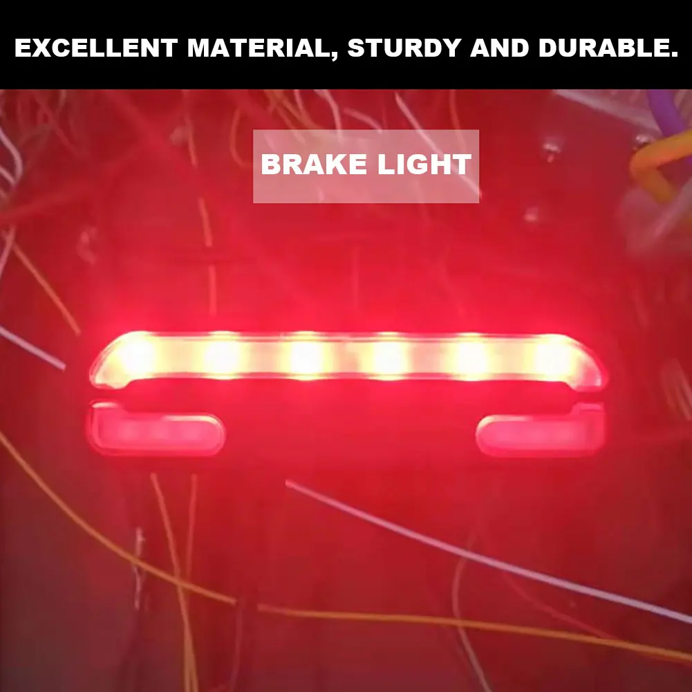 AliExpress APWIKOGER 36V-60V Rear Lamp Waterproof LED Warning E-bike Taillights Cycling Accessories Rechargeable Bicycle Rear Light