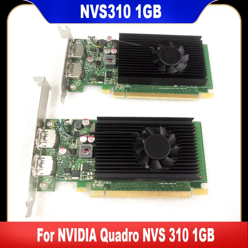 بطاقة NVS310 1 جيجابايت GDDR3 ، أصلية لـ Quadro NVS ، 1 جيجابايت ، منفذ عرض PCIe x16 ، تم اختباره ، عالي الجودة