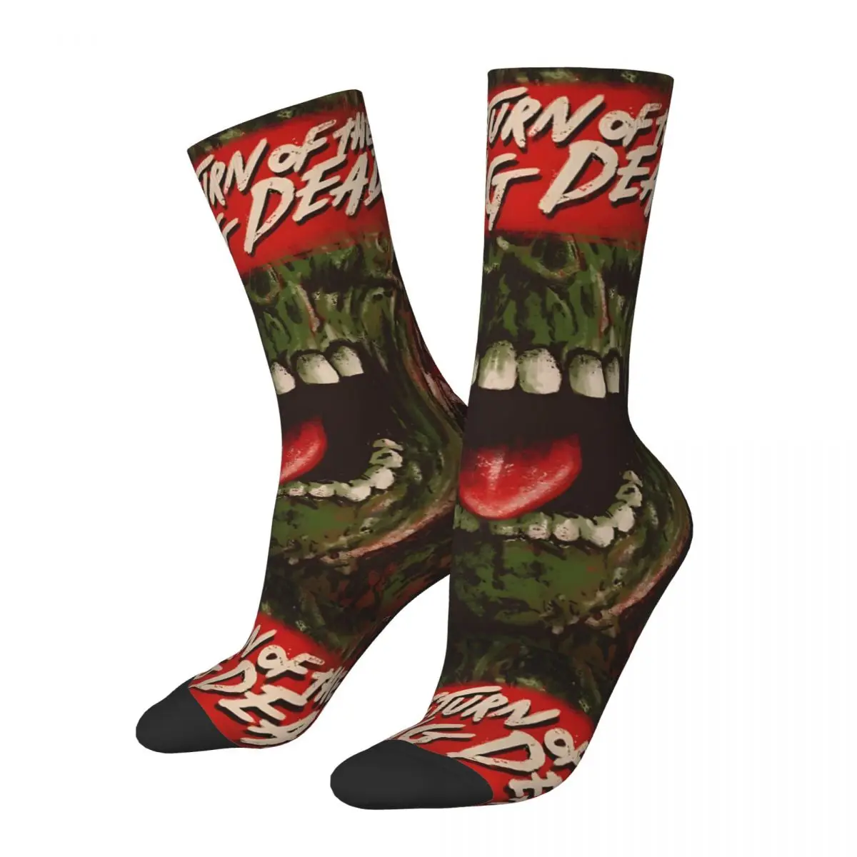 

Happy Funny Horror Men's Socks Vintage Harajuku R-Return Of The Living Dead Hip Hop Novelty Seamless Crew Crazy Sock